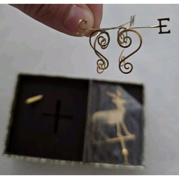 Weather vane - Deer - 1913 1:12 scale dollhouse miniature by Clare-Bell RARE 3D - Picture 6 of 6